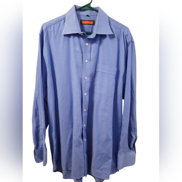 Austin Reed 16 1/2 Blue Men's Shirt - Picture 5 of 10